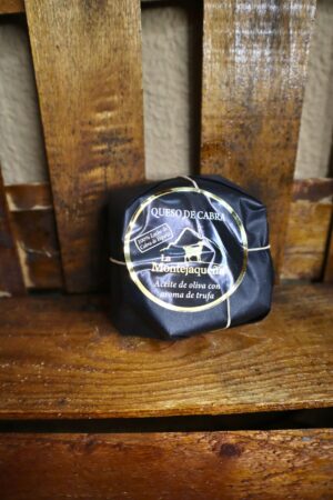 QUESO DE CABRA  DE ACEITE DE OLIVA CON AROMA DE TRUFA