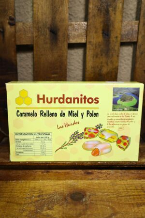 CARAMELO RELLENO DE MIEL Y POLEN